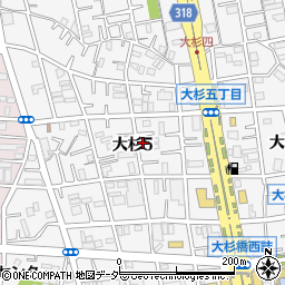 東京都江戸川区大杉5丁目周辺の地図