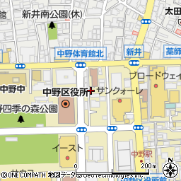 グラン パ 中野北口店周辺の地図
