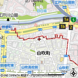 東京都新宿区山吹町357周辺の地図