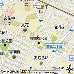 東京都墨田区文花周辺の地図
