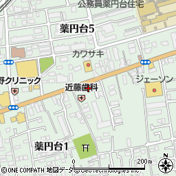 すし銚子丸薬円台店周辺の地図