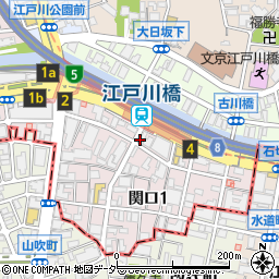 キッズパートナー文京関口周辺の地図
