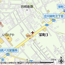 株式会社金剛測量製図器械店　立川営業所周辺の地図