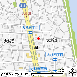 東京都江戸川区大杉4丁目3-14周辺の地図