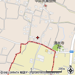 山梨県甲州市塩山上井尻607周辺の地図