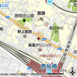カレーハウスＣｏＣｏ壱番屋ＪＲ西船橋駅北口店周辺の地図