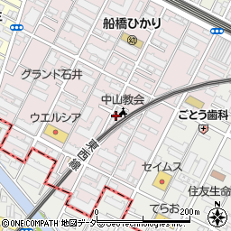 千葉県船橋市二子町601周辺の地図