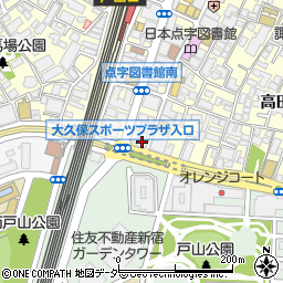 ホームステーションらいふ高田馬場周辺の地図
