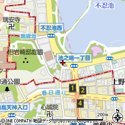 上野地区センター周辺の地図