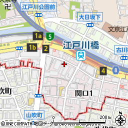 東京都文京区関口1丁目10-18周辺の地図