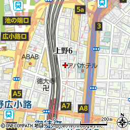 ＧＥＮＫＩＰｌｕｓ　上野店周辺の地図