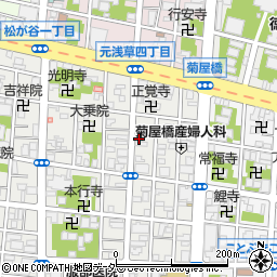 ディアコート元浅草管理事務所周辺の地図