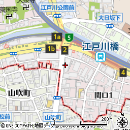 松のや 江戸川橋店周辺の地図