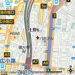 麺処 花田 上野店周辺の地図