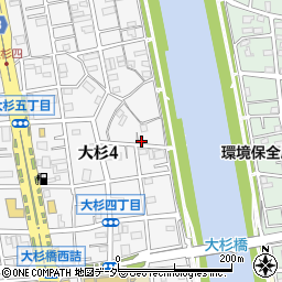 東京都江戸川区大杉4丁目24-17周辺の地図