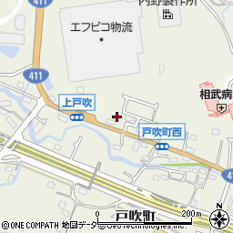 東京都八王子市戸吹町381周辺の地図