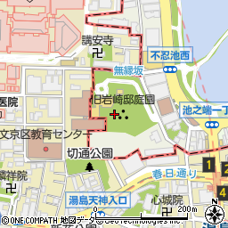 東京都台東区池之端周辺の地図