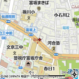 １００円パーク小石川２丁目駐車場周辺の地図
