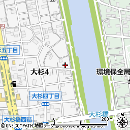東京都江戸川区大杉4丁目24-16周辺の地図