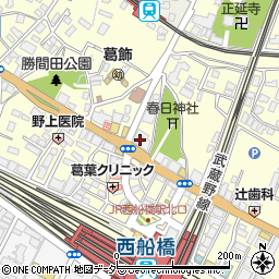 京葉学院　西船橋校周辺の地図
