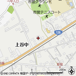 千葉県匝瑳市上谷中2217周辺の地図