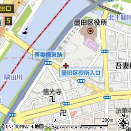 TOKYO隅田川ブルーイング周辺の地図