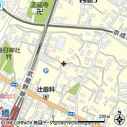 千葉県船橋市西船周辺の地図