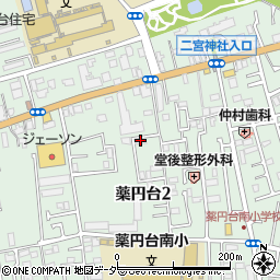 ドミール薬円台２周辺の地図