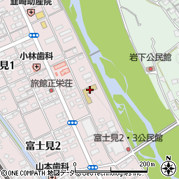 韮崎東周辺の地図