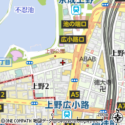 磯丸水産 上野仲町通り店周辺の地図