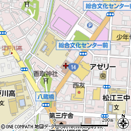 東京都　建設局・江戸川都税事務所周辺の地図