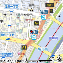 株式会社櫛田扇子店周辺の地図
