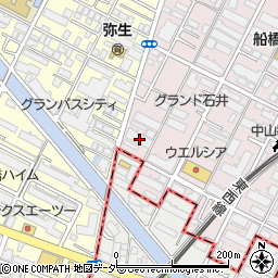千葉県船橋市二子町562周辺の地図