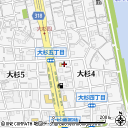 東京都江戸川区大杉4丁目3-10周辺の地図