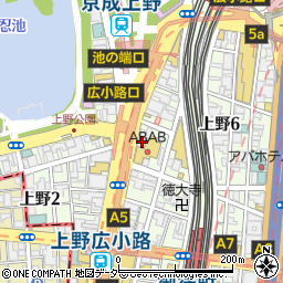 MeatBeer ミートビア 上野店周辺の地図