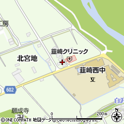 山梨県韮崎市神山町北宮地34-6周辺の地図