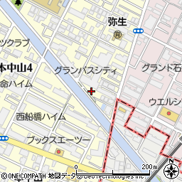 千葉県船橋市本中山3丁目5-10周辺の地図