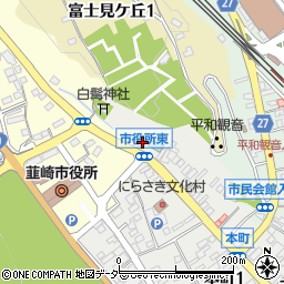 ホテルルートインコート韮崎周辺の地図