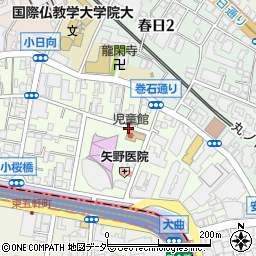 東京都文京区水道1丁目周辺の地図