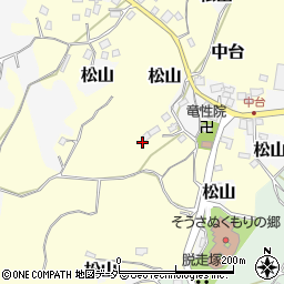 千葉県匝瑳市中台周辺の地図
