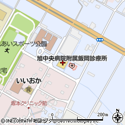 ヤックスドラック飯岡店周辺の地図