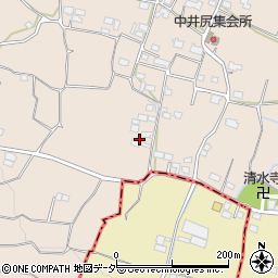 山梨県甲州市塩山上井尻636周辺の地図