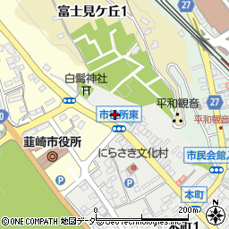 ホテルルートインコート韮崎周辺の地図
