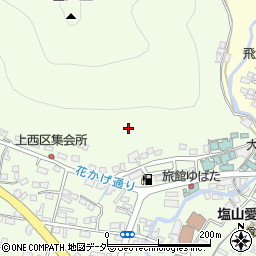 塩山温泉周辺の地図