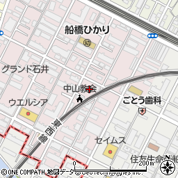 千葉県船橋市二子町603周辺の地図