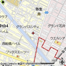 千葉県船橋市本中山3丁目5周辺の地図