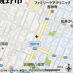 ライトアップ吉祥寺周辺の地図