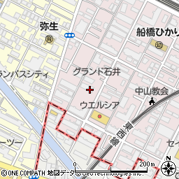 千葉県船橋市二子町570周辺の地図