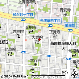 株式会社浅草開化楼周辺の地図