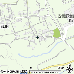 山梨県韮崎市神山町武田523周辺の地図